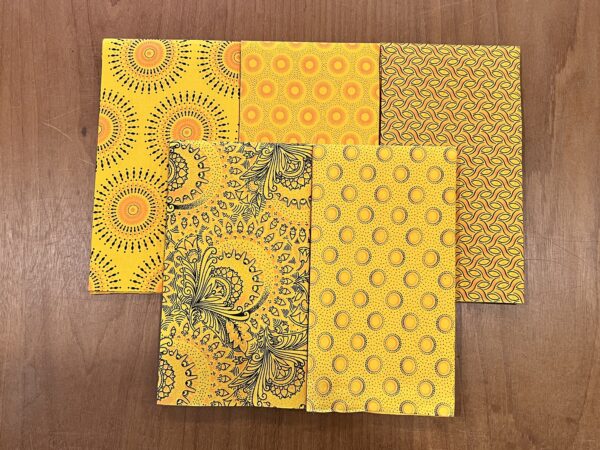 Yellow 5 Fat Quarters