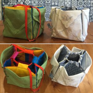 Repurposing Riff on a Rice Bag pattern