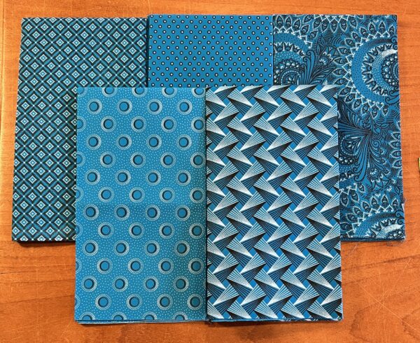 Totally Turquoise 5 Fat Quarters