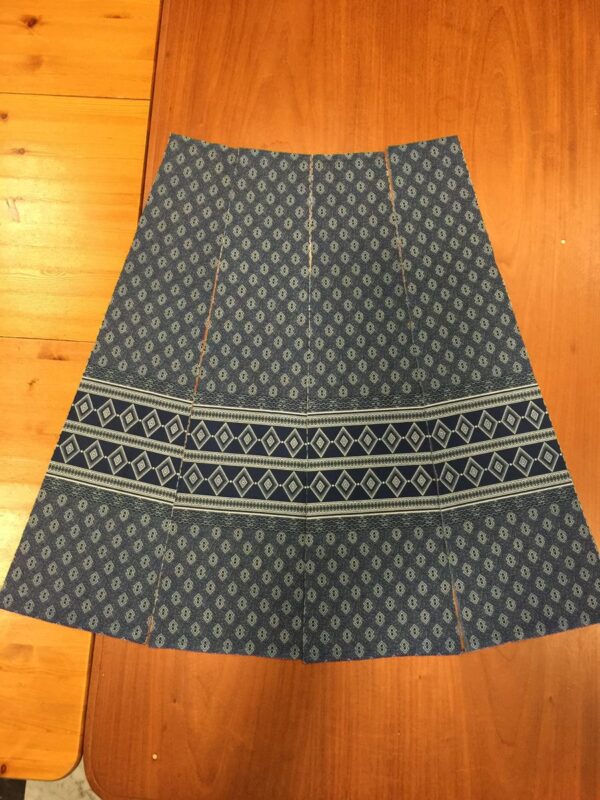 Kit Wrap Skirt Indigo Diamonds — Meerkat Shweshwe