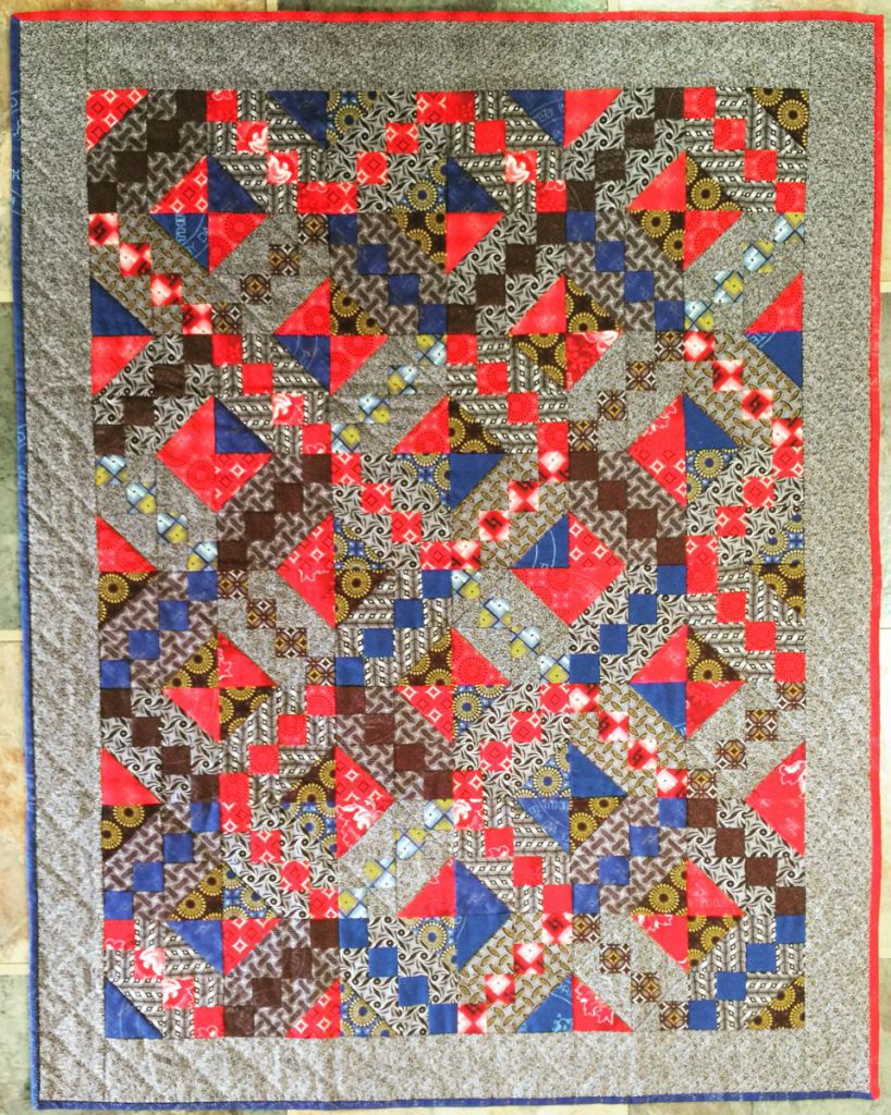 Shweshwe Magic Carpet quilt pattern — Meerkat Shweshwe