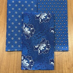 Indigo and Turquoise 3 Fat Quarters